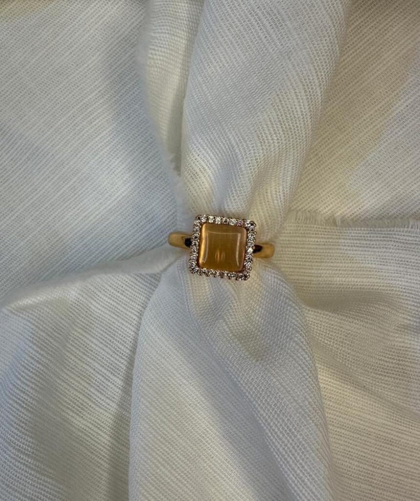 Gold Flare Ring